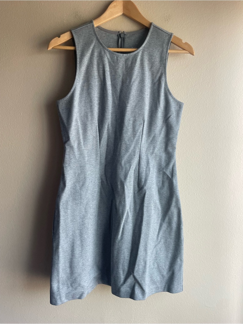 Everlane Women Sleeveless Midi Dress in Heather Gray Small